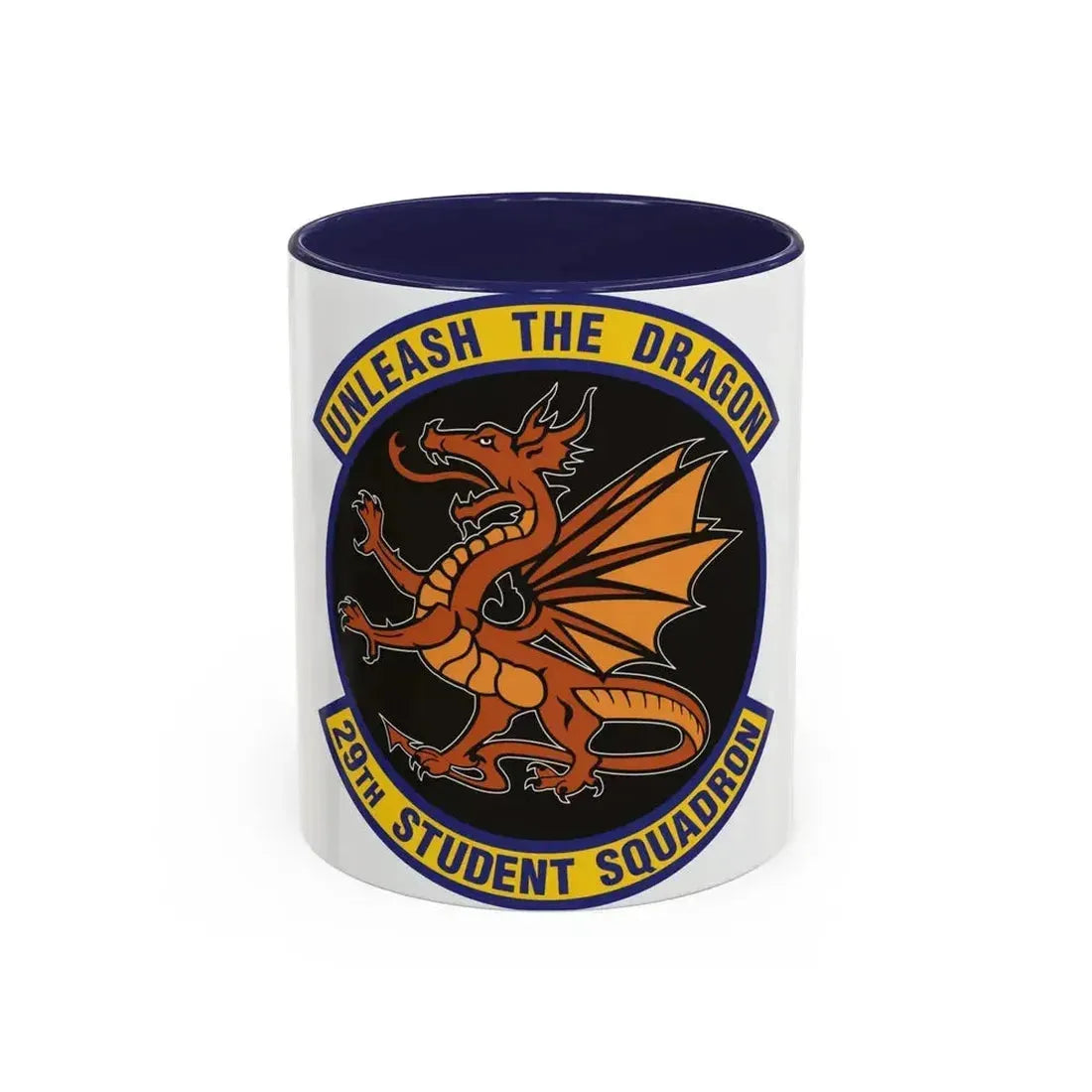 29th Student Squadron (U.S. Air Force) Accent Coffee Mug 11oz Navy - Go Mug Yourself