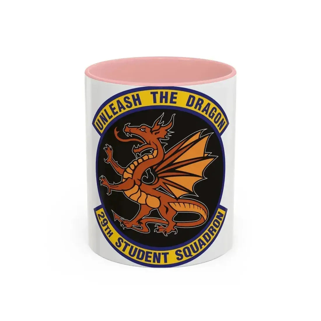 29th Student Squadron (U.S. Air Force) Accent Coffee Mug 11oz Pink - Go Mug Yourself