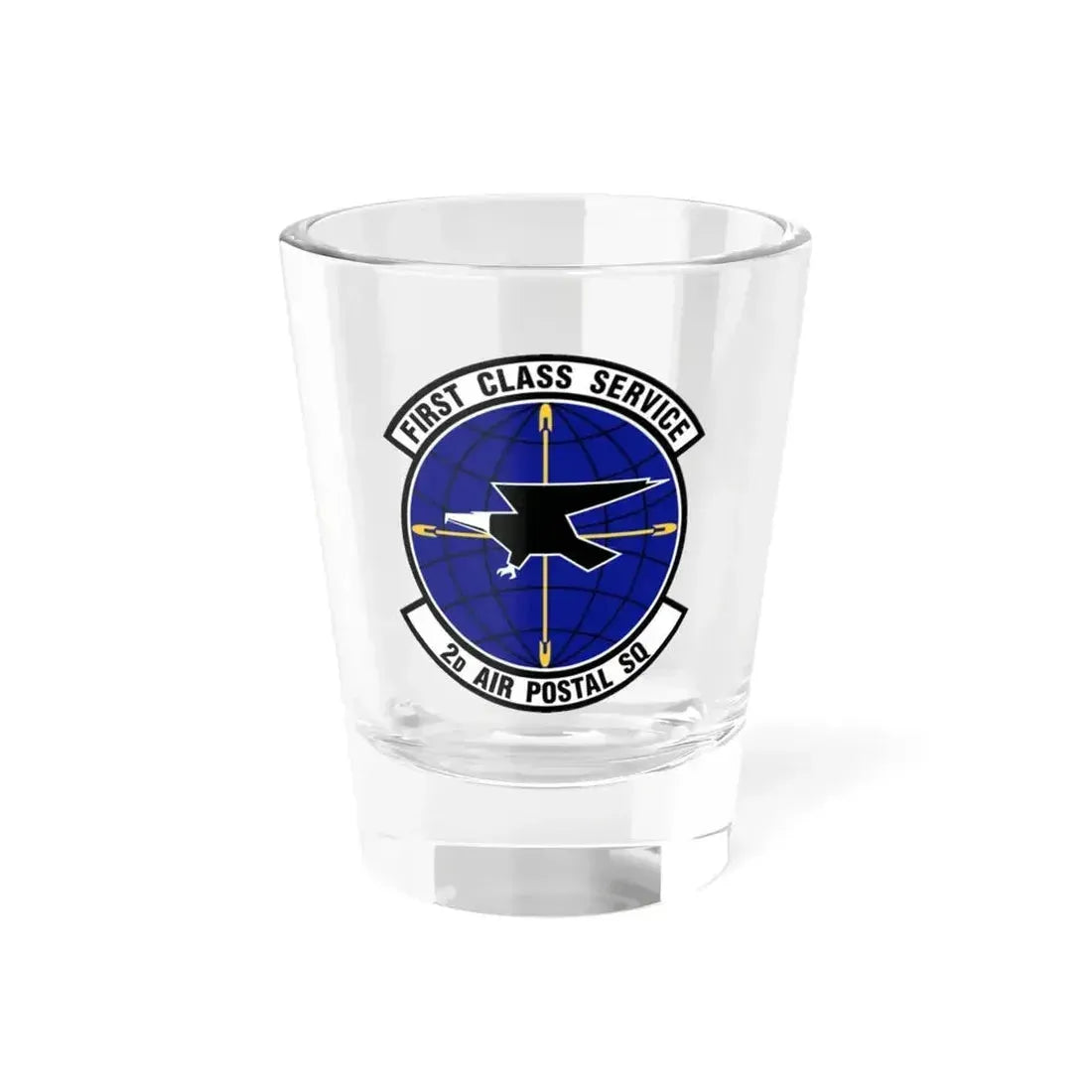 2d Air Postal Squadron (U.S. Air Force) Shot Glass 1.5oz 1.5oz - Go Mug Yourself