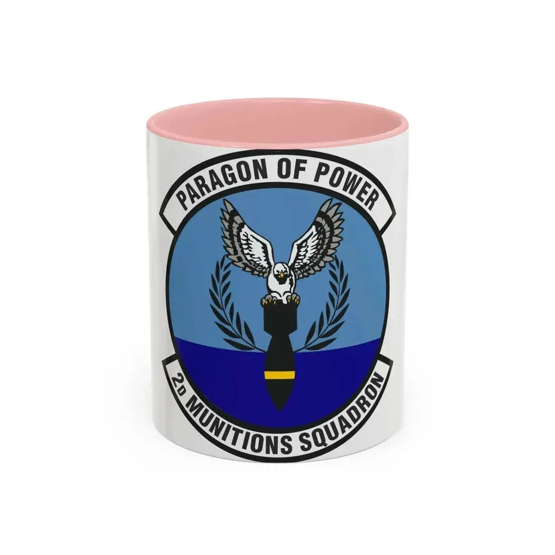 2d Munitions Squadron (U.S. Air Force) Accent Coffee Mug 11oz Pink - Go Mug Yourself