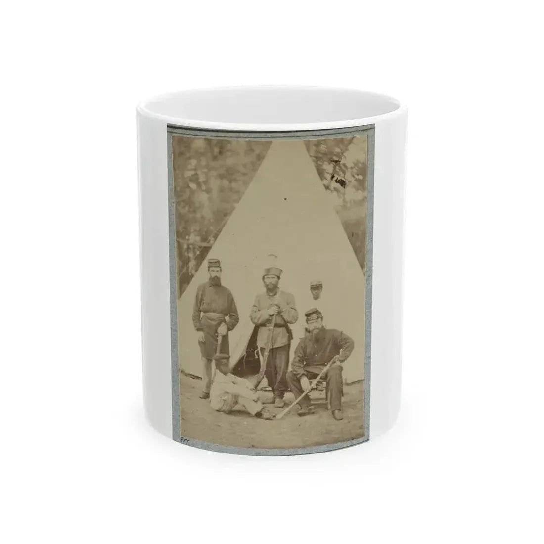 2d Rhode Island Infantry 024 (U.S. Civil War) White Coffee Mug 11oz - Go Mug Yourself