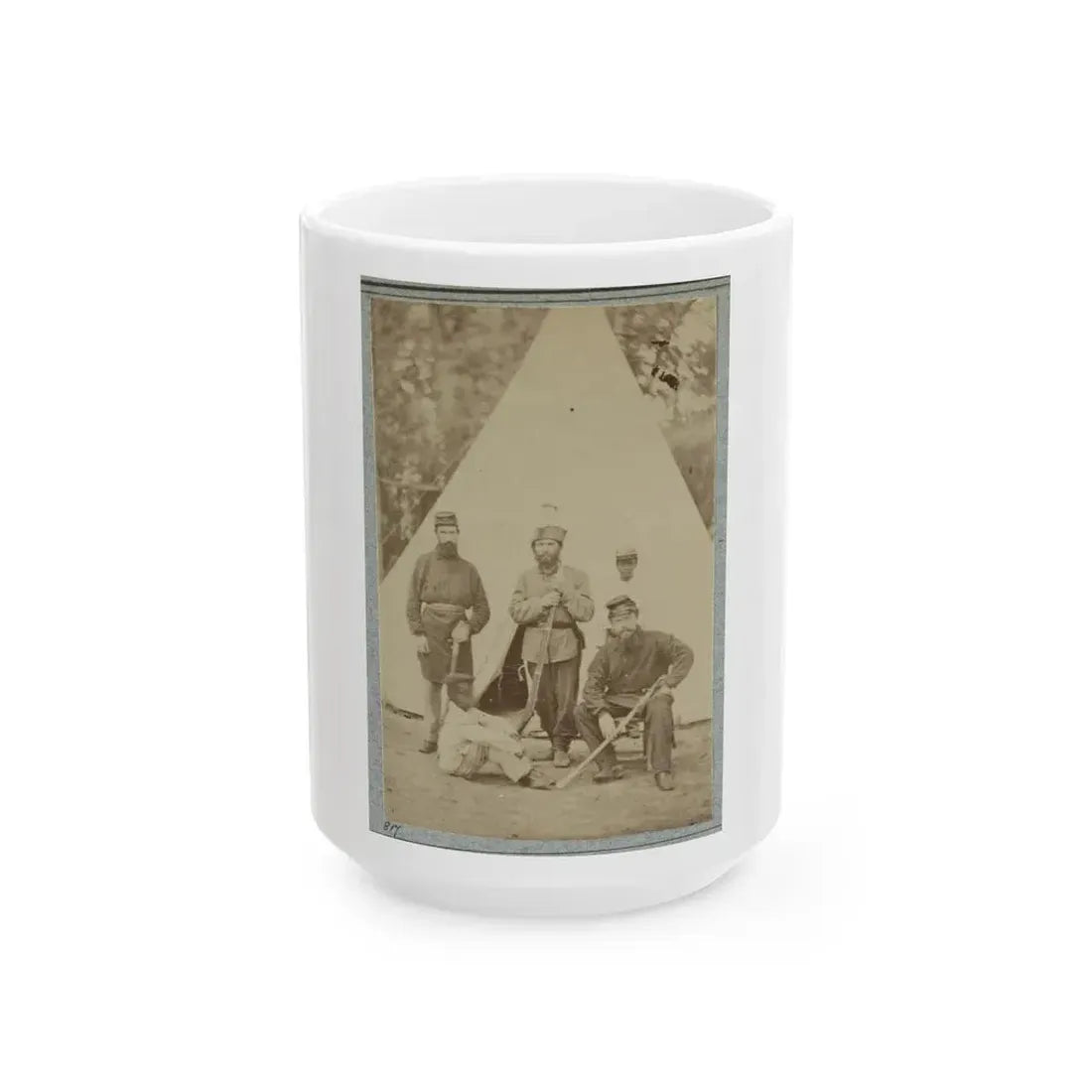 2d Rhode Island Infantry 024 (U.S. Civil War) White Coffee Mug 15oz - Go Mug Yourself
