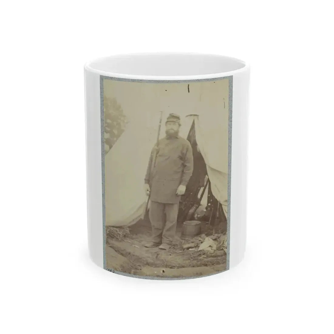 2d Rhode Island Infantry 034 (U.S. Civil War) White Coffee Mug 11oz - Go Mug Yourself