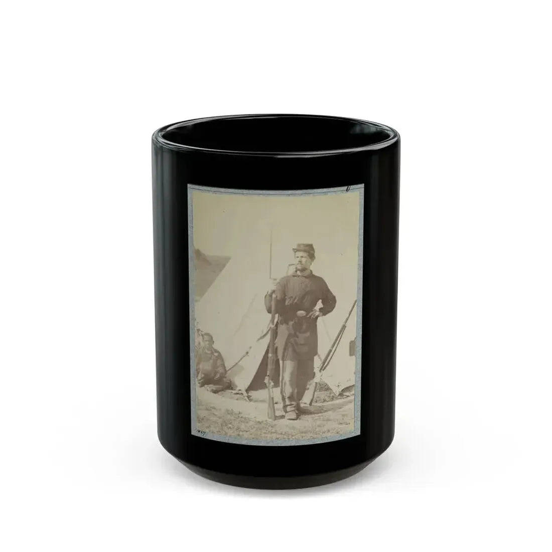 2d Rhode Island Infantry 036 (U.S. Civil War) Black Coffee Mug 15oz - Go Mug Yourself