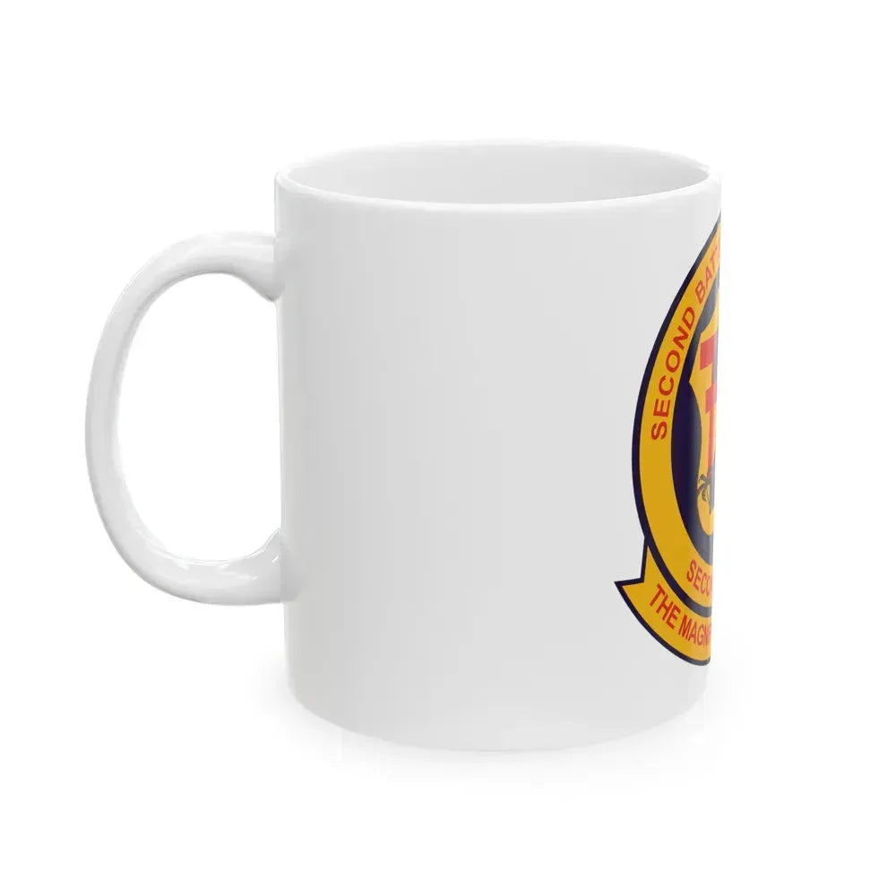 2nd Bat 4th Marines (USMC) White Coffee Mug - Go Mug Yourself