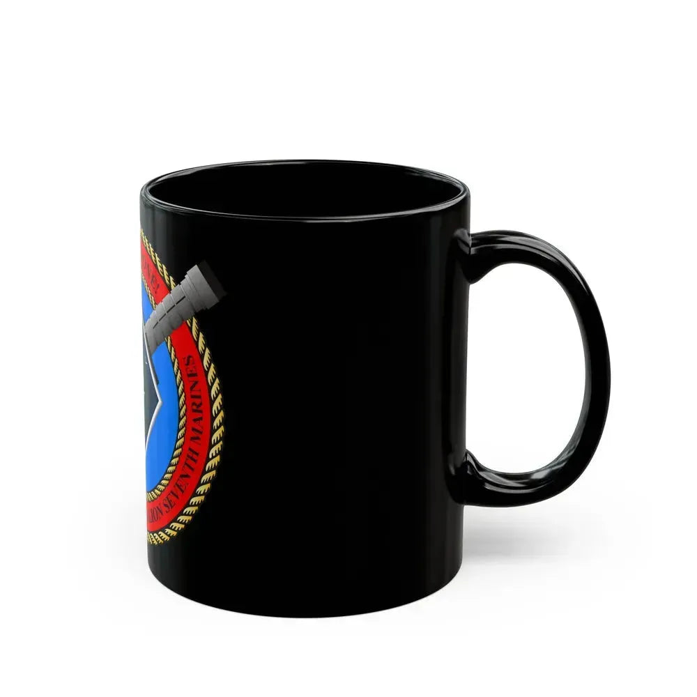 2nd Bat 7th Marines (USMC) Black Coffee Mug - Go Mug Yourself