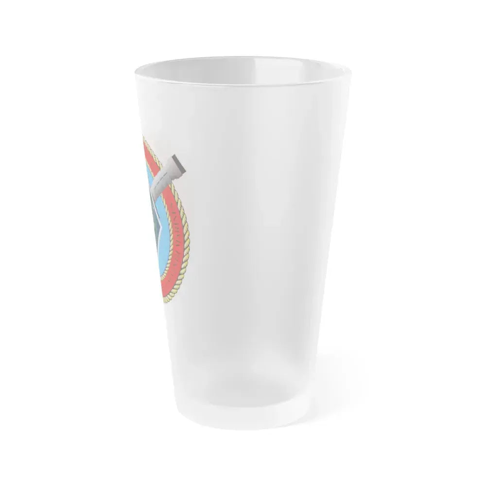 2nd Bat 7th Marines (USMC) Frosted Pint Glass 16oz - Go Mug Yourself