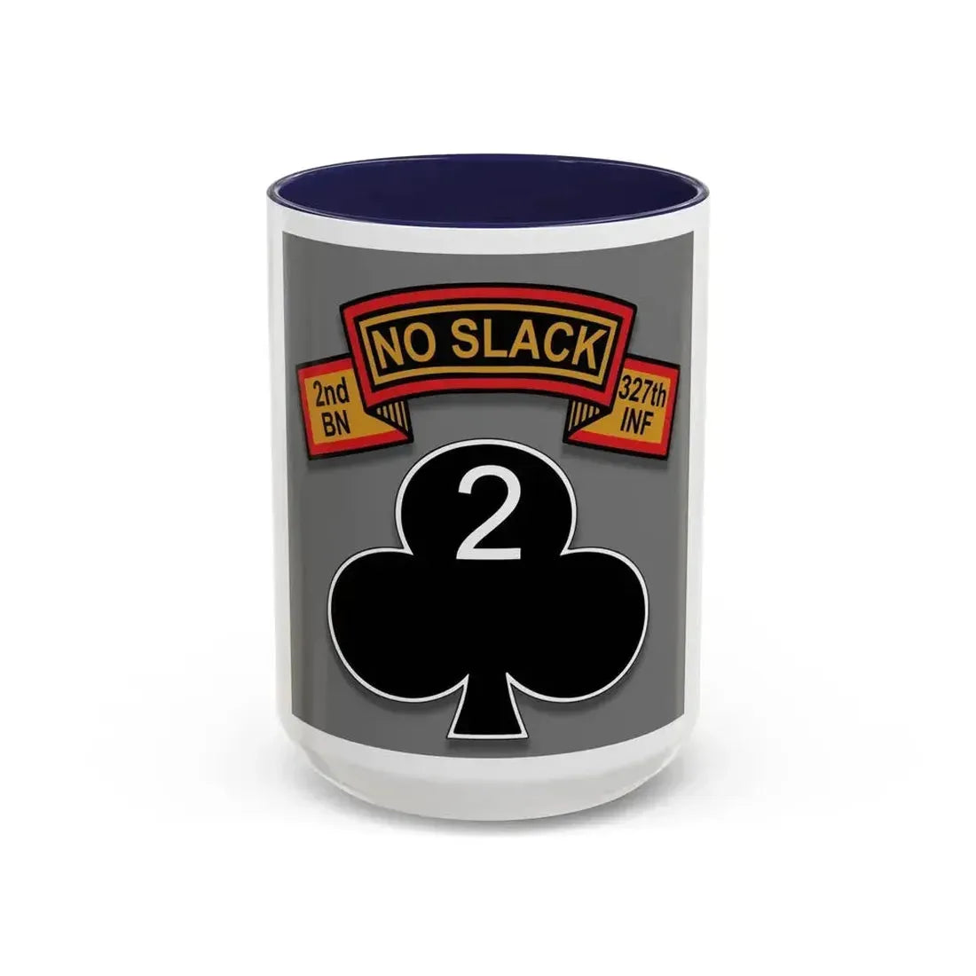 2nd Battalion 327th Infantry Regiment (U.S. Army) Accent Coffee Mug 15oz Navy - Go Mug Yourself