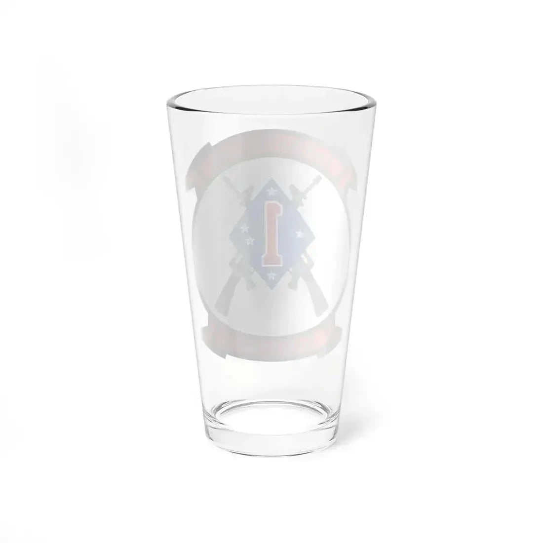 2nd Bn 1st Marines (USMC) Pint Glass 16oz - Go Mug Yourself