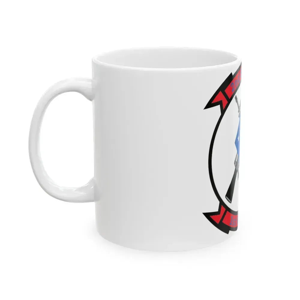 2nd Bn 1st Marines (USMC) White Coffee Mug - Go Mug Yourself