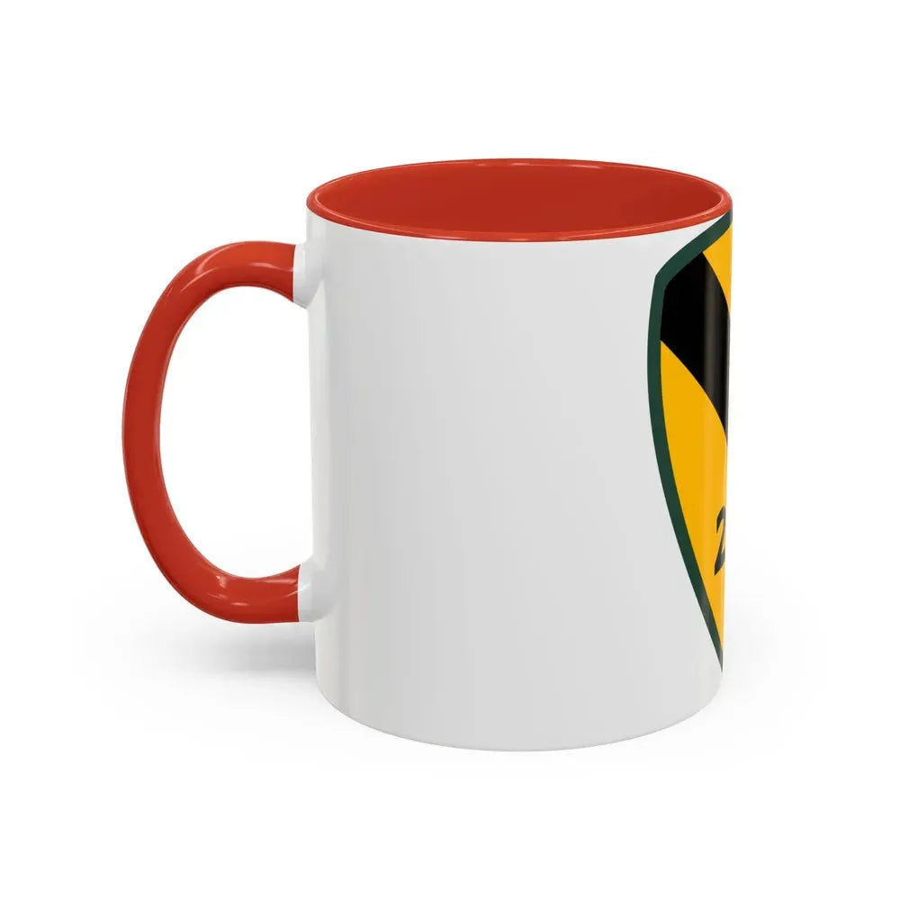2nd Brigade 1st Cavalry Division (U.S. Army) Accent Coffee Mug - Go Mug Yourself