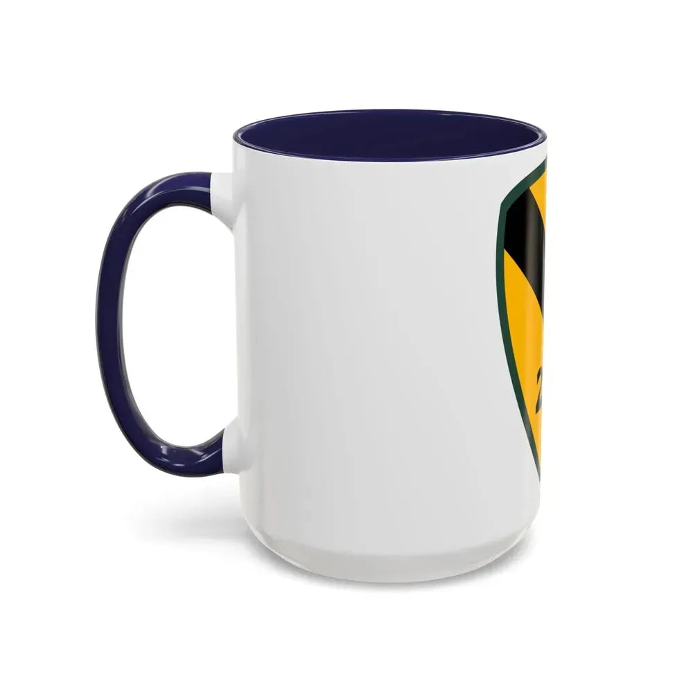 2nd Brigade 1st Cavalry Division (U.S. Army) Accent Coffee Mug - Go Mug Yourself