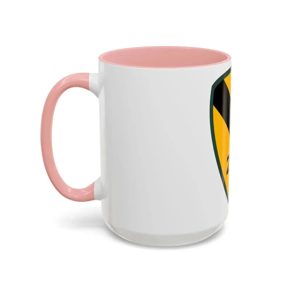2nd Brigade 1st Cavalry Division (U.S. Army) Accent Coffee Mug - Go Mug Yourself