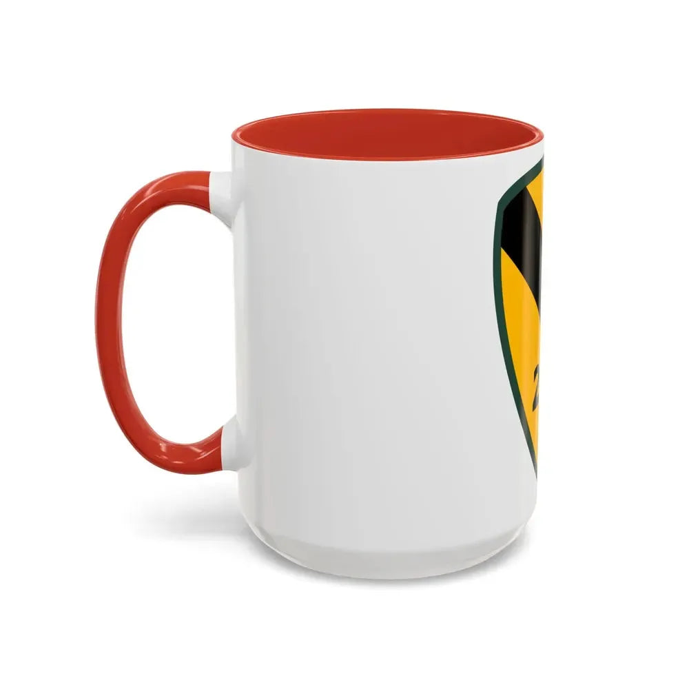 2nd Brigade 1st Cavalry Division (U.S. Army) Accent Coffee Mug - Go Mug Yourself