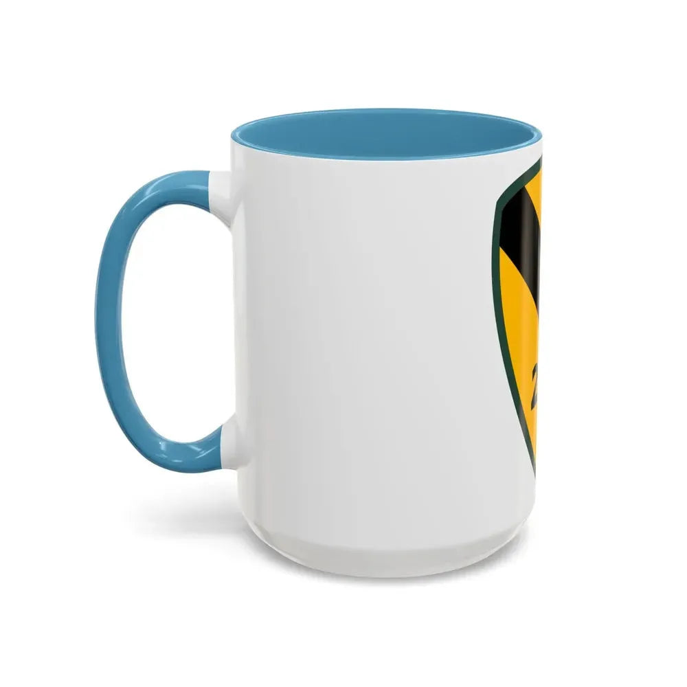 2nd Brigade 1st Cavalry Division (U.S. Army) Accent Coffee Mug - Go Mug Yourself