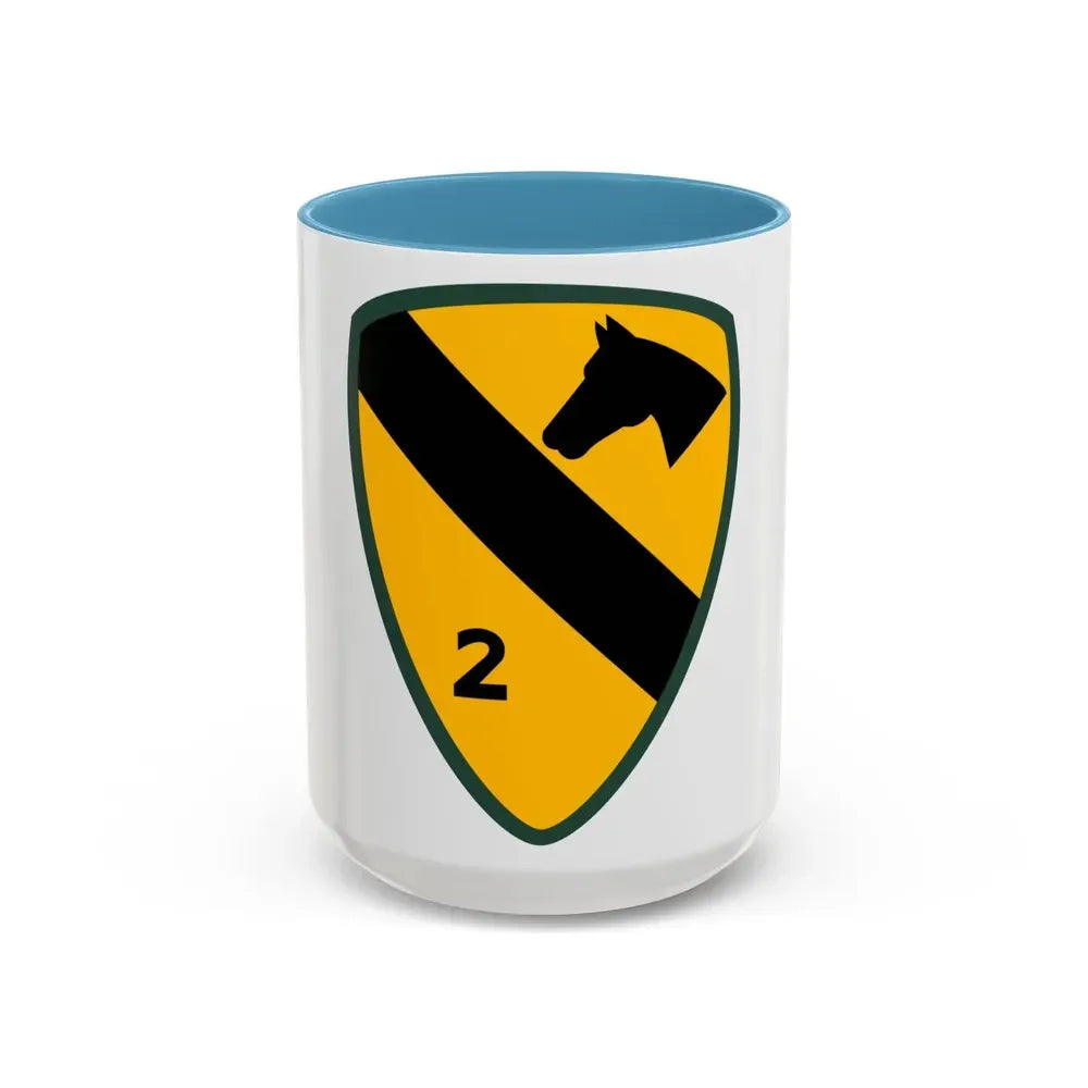 2nd Brigade 1st Cavalry Division (U.S. Army) Accent Coffee Mug - Go Mug Yourself