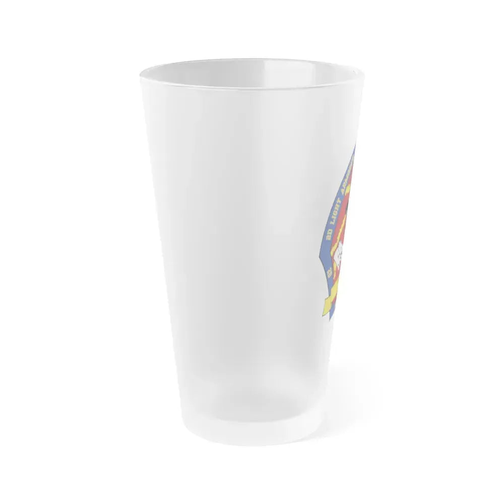 2nd Light Armored Recon Battalion 2nd Marines (USMC) Frosted Pint Glass 16oz - Go Mug Yourself