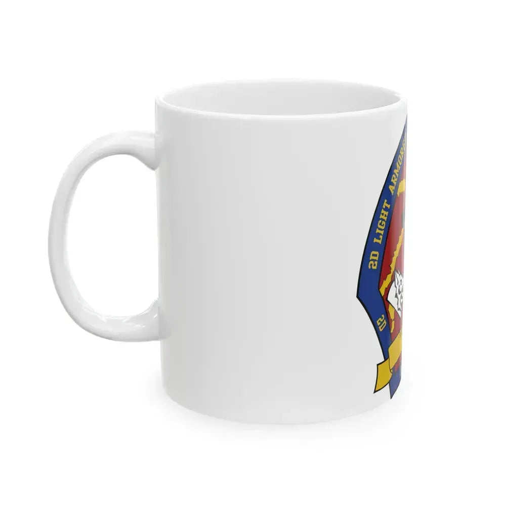 2nd Light Armored Recon Battalion 2nd Marines (USMC) White Coffee Mug - Go Mug Yourself