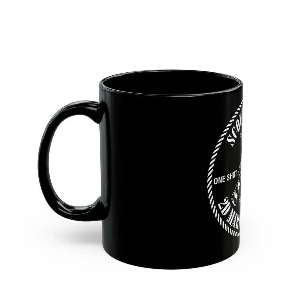 2nd Marine Division Scout Sniper (USMC) Black Coffee Mug - Go Mug Yourself