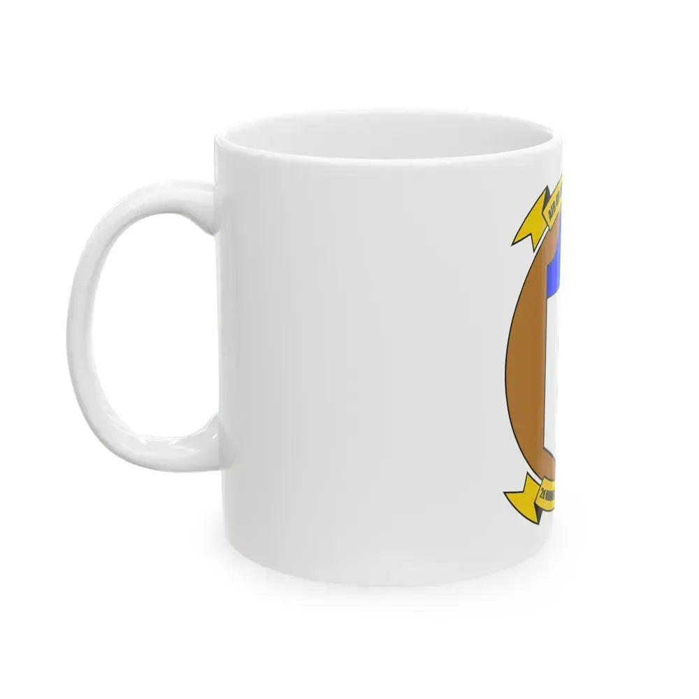 2nd Marine Expiditionary Brigade Air Ground Logistics Team (USMC) White Coffee Mug - Go Mug Yourself