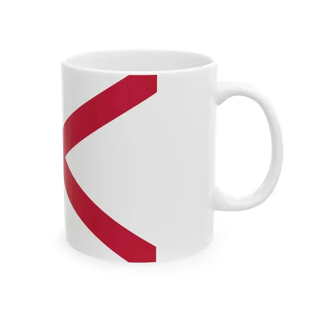 2nd proposed naval flag of the Georgian Democratic Republic (Georgia) White Coffee Mug - Go Mug Yourself