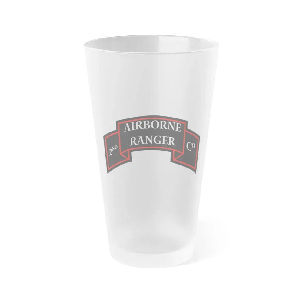 2nd Ranger Infantry Company (U.S. Army) Frosted Pint Glass 16oz Default Title - Go Mug Yourself