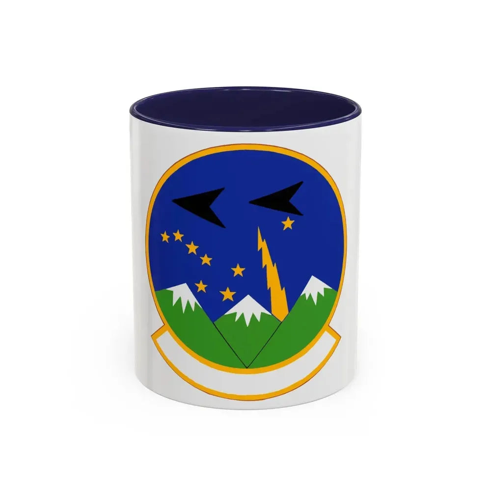 3 Air Support Operations Squadron PACAF (U.S. Air Force) Accent Coffee Mug 11oz Navy - Go Mug Yourself