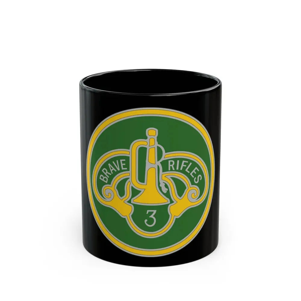 3 Cavalry Regiment 3 (U.S. Army) Black Coffee Mug 11oz - Go Mug Yourself