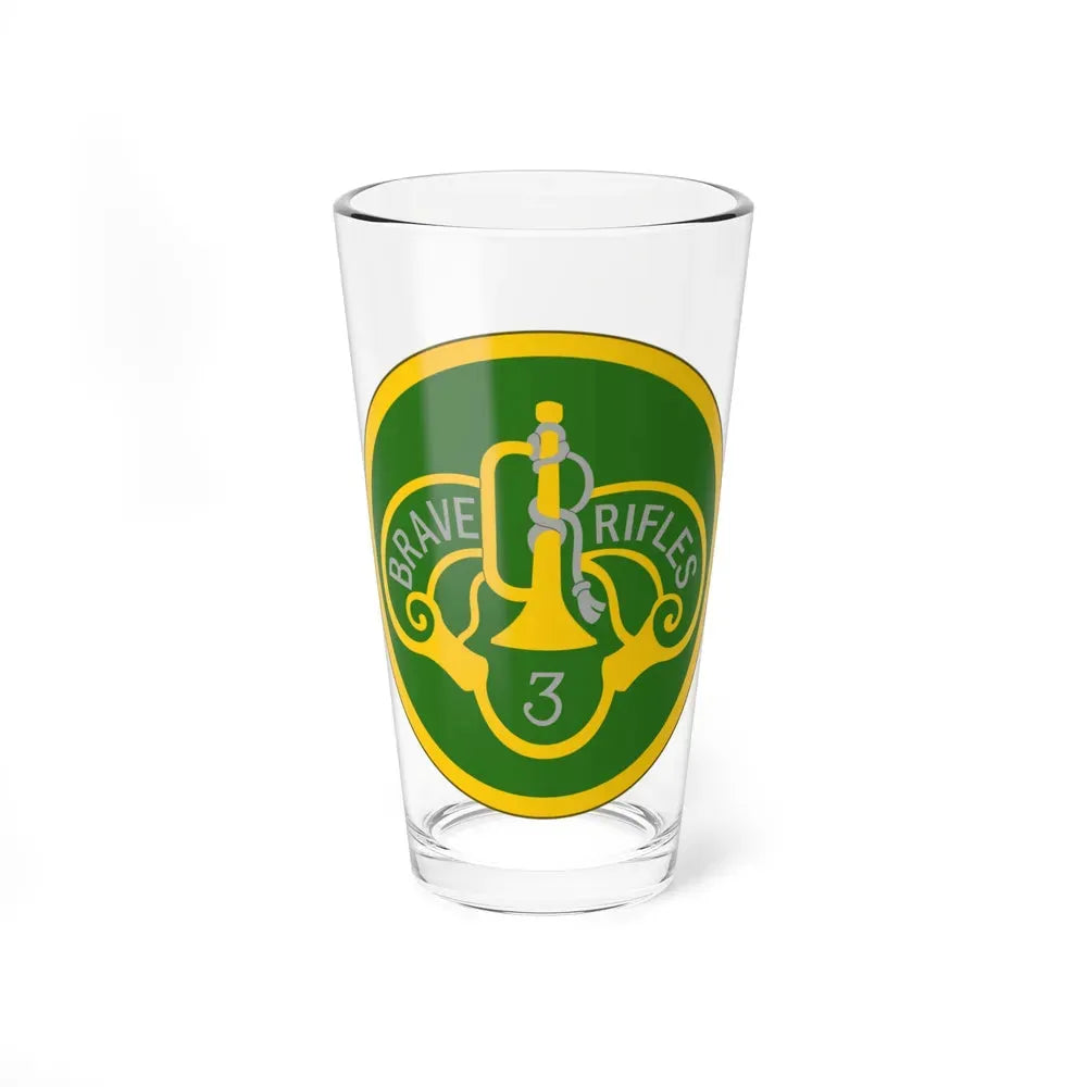 3 Cavalry Regiment (U.S. Army) Pint Glass 16oz 16oz - Go Mug Yourself
