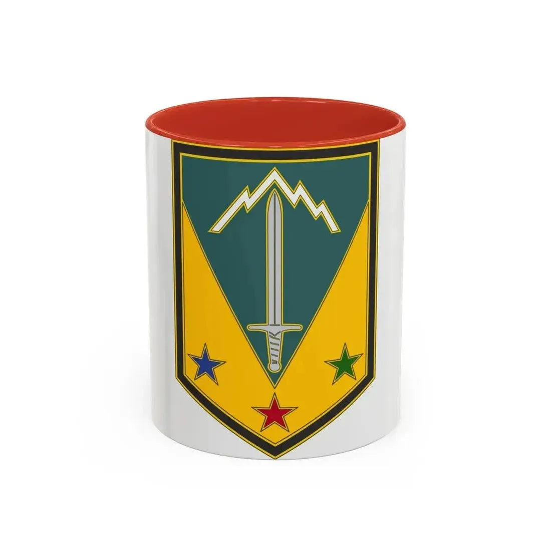 3 Maneuver Enhancement Brigade (U.S. Army) Accent Coffee Mug 11oz Red - Go Mug Yourself