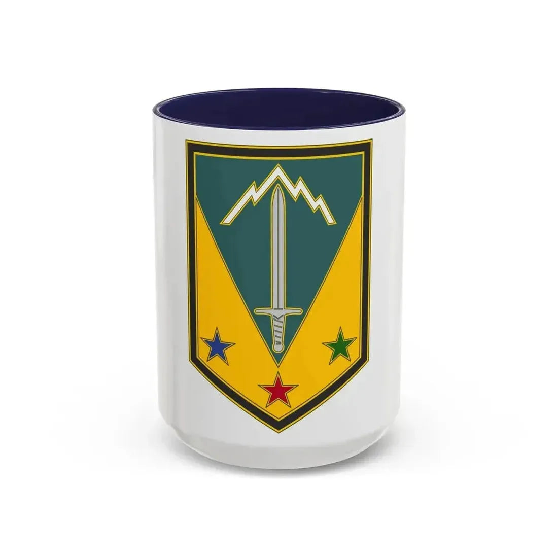 3 Maneuver Enhancement Brigade (U.S. Army) Accent Coffee Mug 15oz Navy - Go Mug Yourself