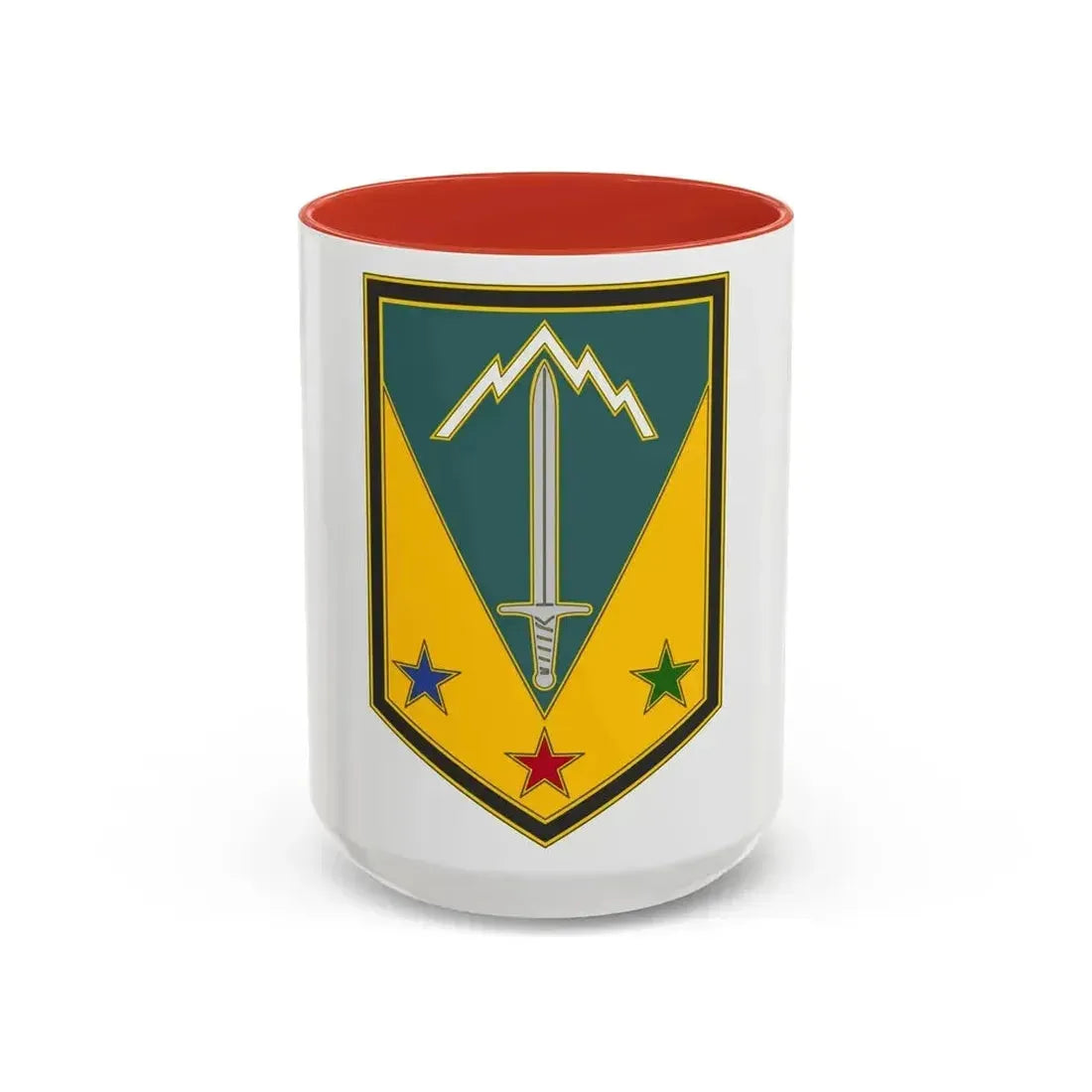 3 Maneuver Enhancement Brigade (U.S. Army) Accent Coffee Mug 15oz Red - Go Mug Yourself