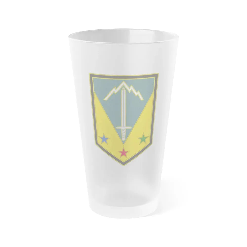 3 Maneuver Enhancement Brigade (U.S. Army) Frosted Pint Glass 16oz Default Title - Go Mug Yourself