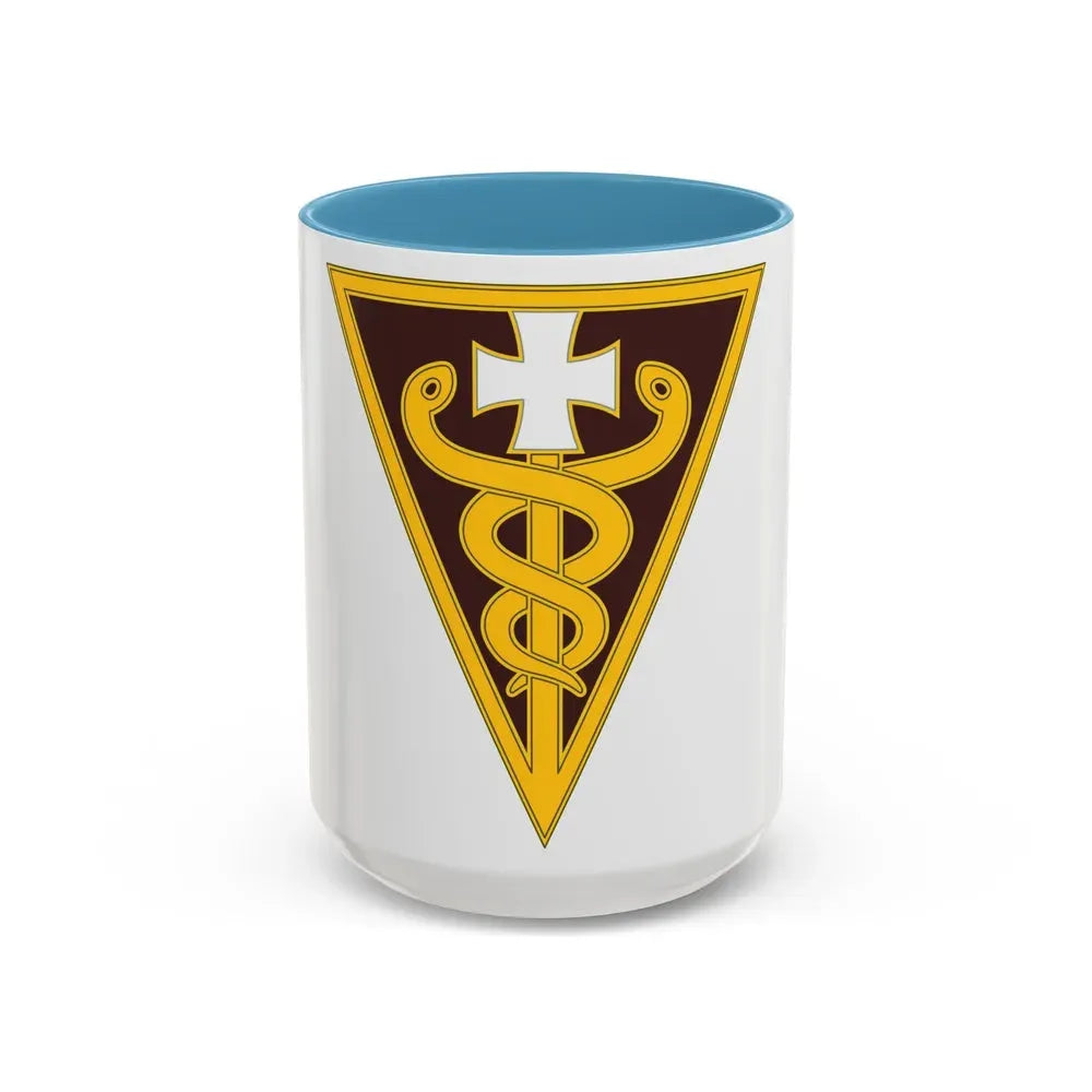 3 Medical Command (U.S. Army) Accent Coffee Mug 15oz Light Blue - Go Mug Yourself