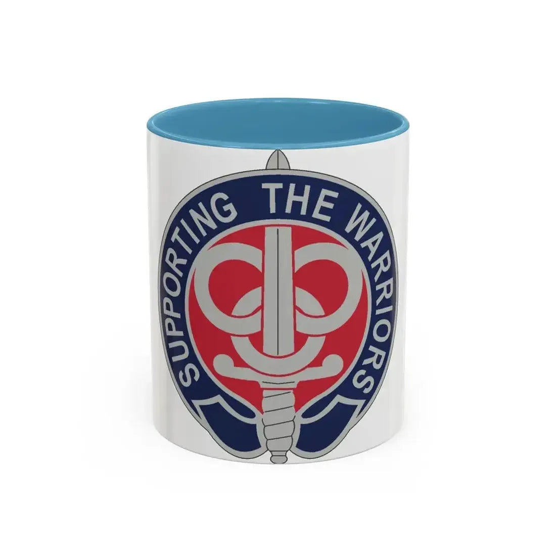 3 Personnel Command 2 (U.S. Army) Accent Coffee Mug 11oz Light Blue - Go Mug Yourself