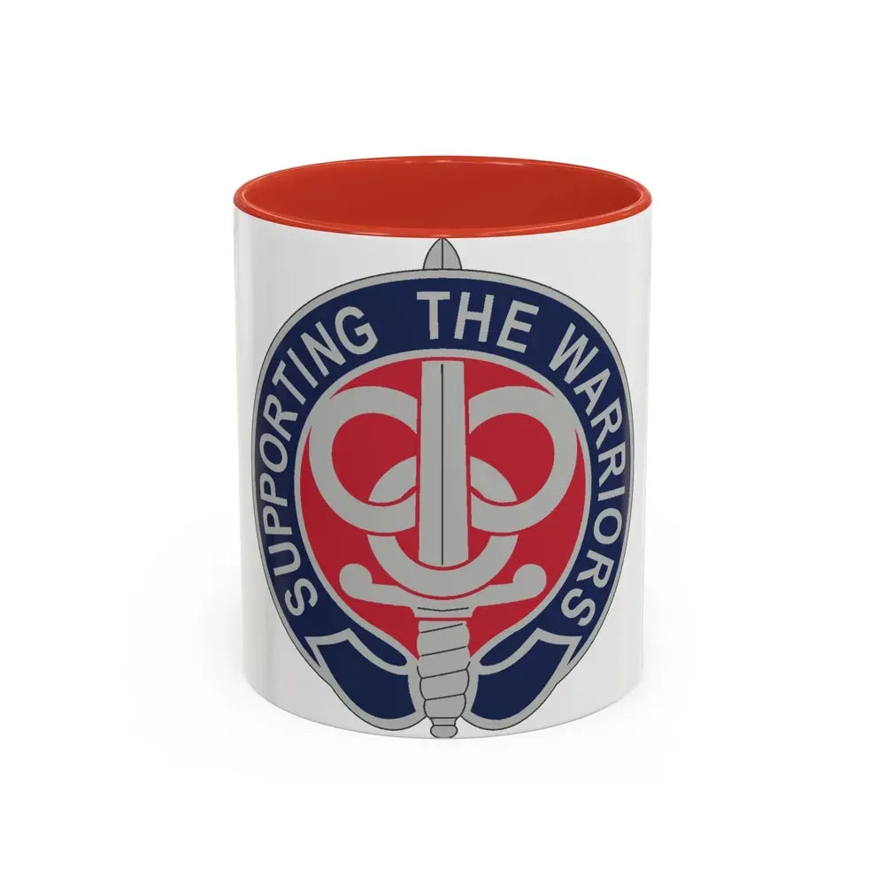 3 Personnel Command 2 (U.S. Army) Accent Coffee Mug 11oz Red - Go Mug Yourself