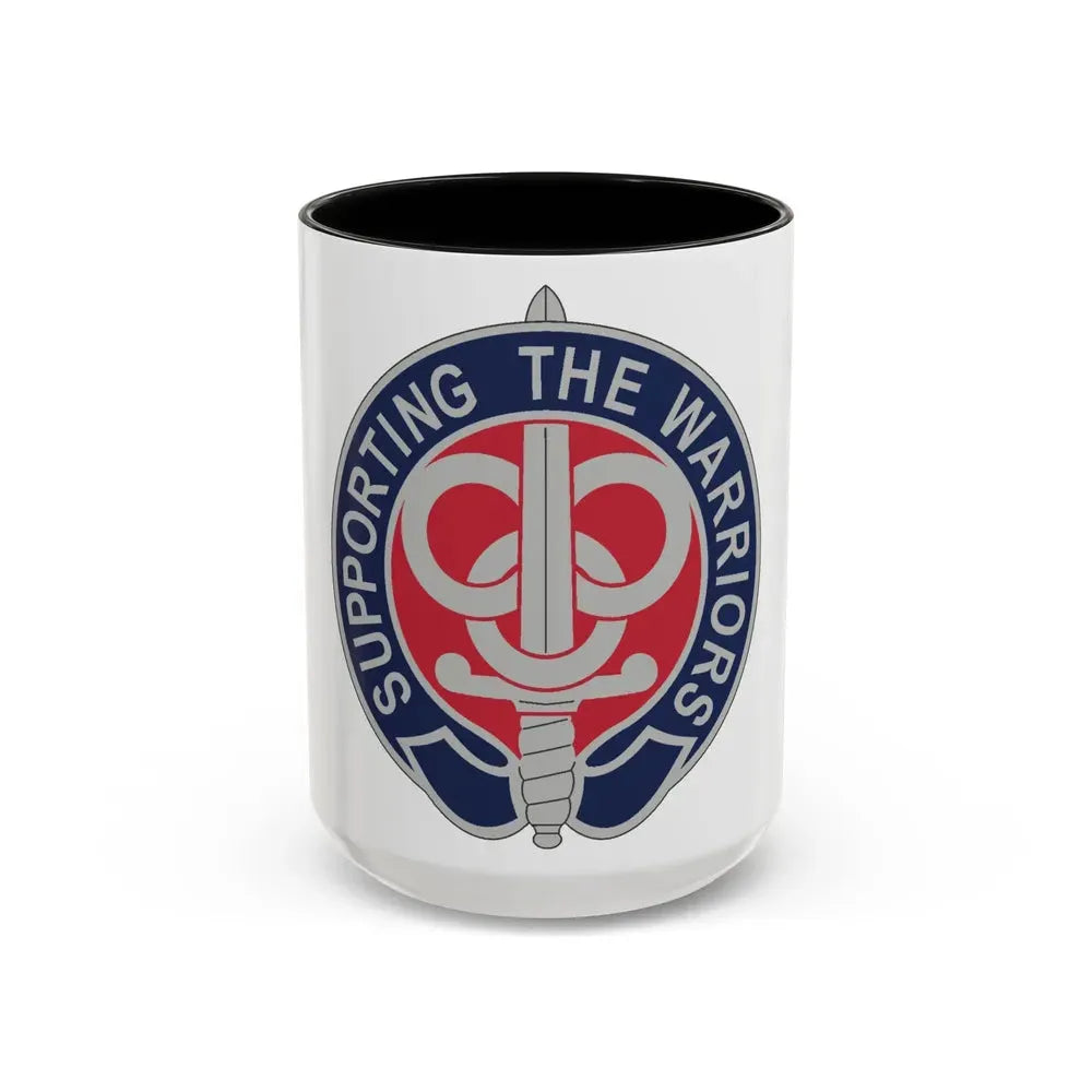 3 Personnel Command 2 (U.S. Army) Accent Coffee Mug 15oz Black - Go Mug Yourself