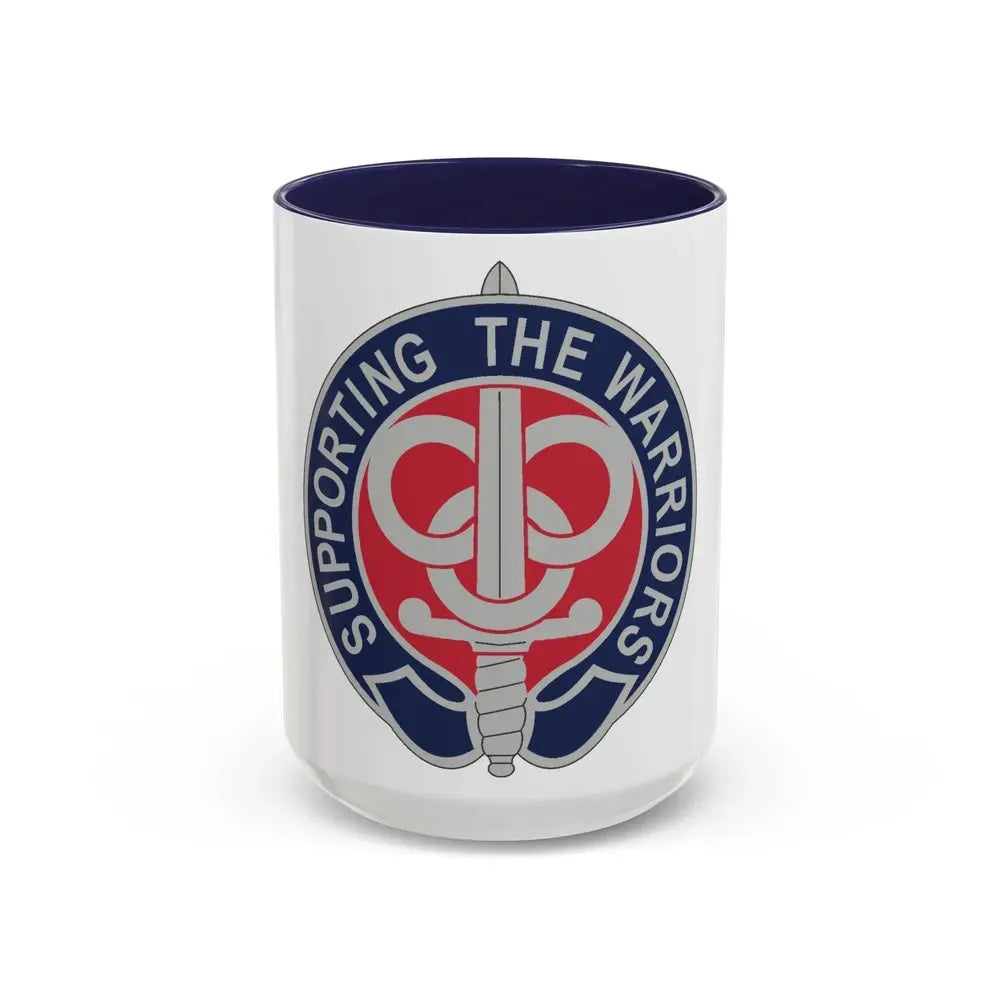3 Personnel Command 2 (U.S. Army) Accent Coffee Mug 15oz Navy - Go Mug Yourself