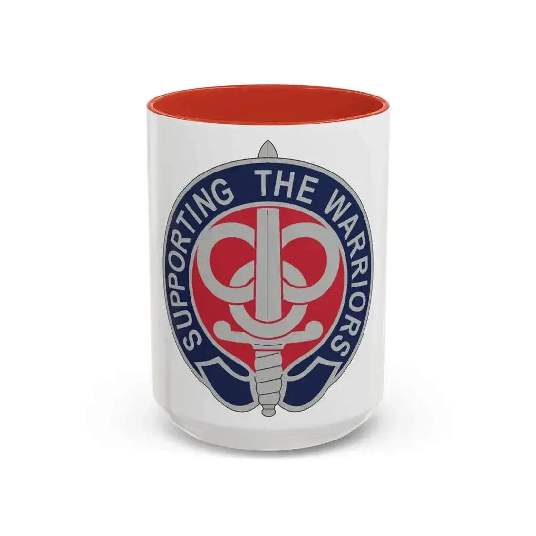 3 Personnel Command 2 (U.S. Army) Accent Coffee Mug 15oz Red - Go Mug Yourself