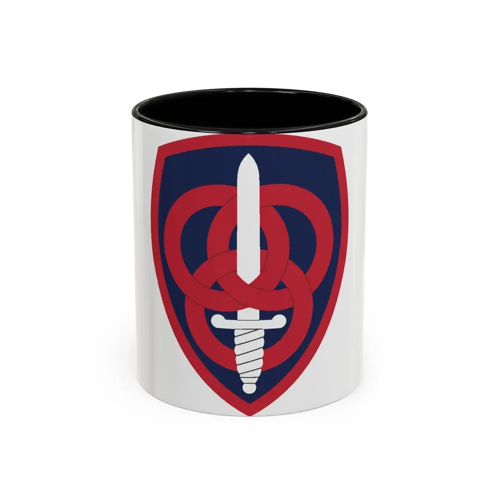 3 Personnel Command (U.S. Army) Accent Coffee Mug 11oz Black - Go Mug Yourself
