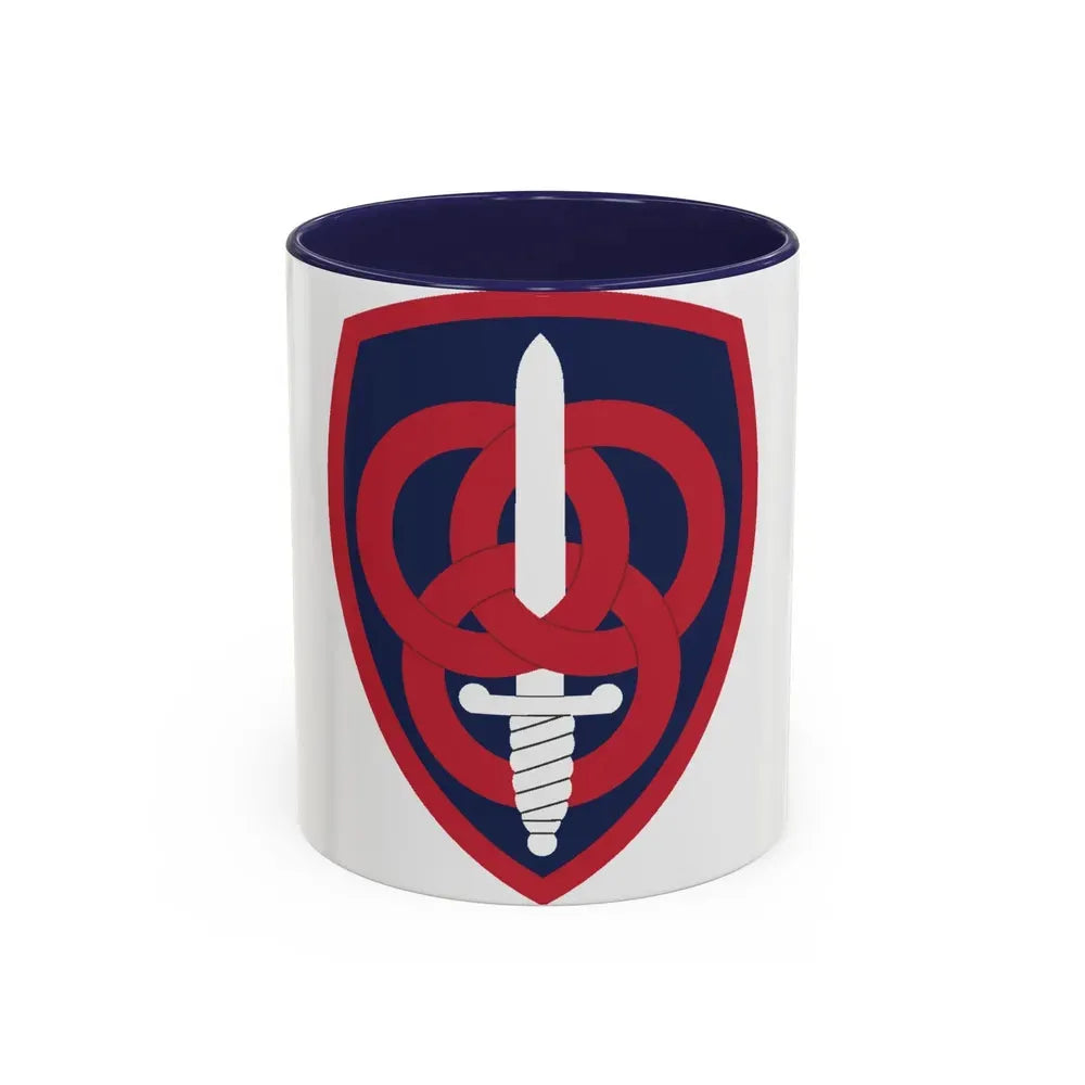 3 Personnel Command (U.S. Army) Accent Coffee Mug 11oz Navy - Go Mug Yourself