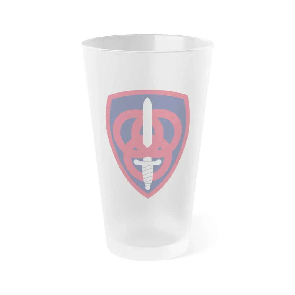 3 Personnel Command (U.S. Army) Frosted Pint Glass 16oz Default Title - Go Mug Yourself
