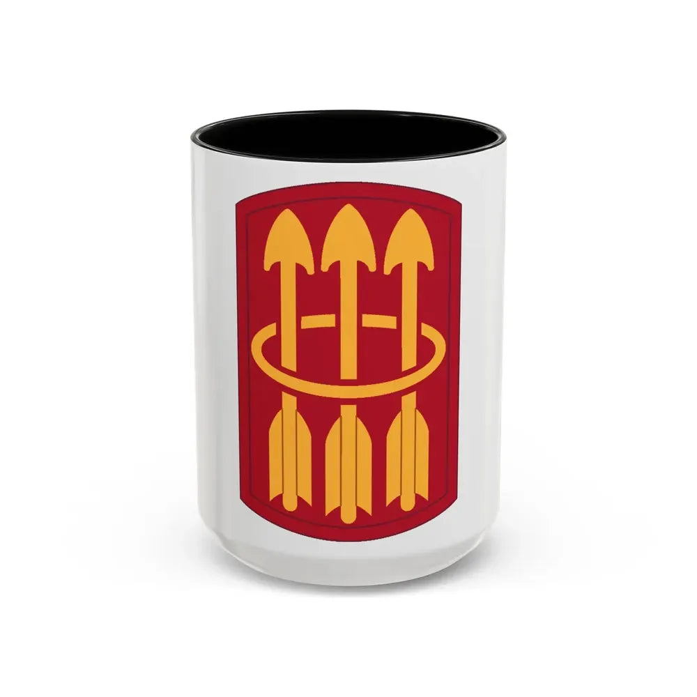30 Air Defense Artillery Brigade (U.S. Army) Accent Coffee Mug 15oz Black - Go Mug Yourself