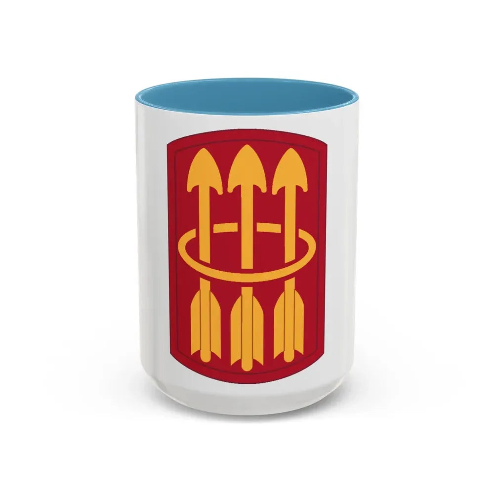 30 Air Defense Artillery Brigade (U.S. Army) Accent Coffee Mug 15oz Light Blue - Go Mug Yourself