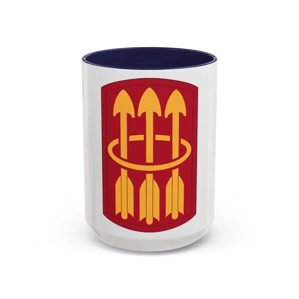 30 Air Defense Artillery Brigade (U.S. Army) Accent Coffee Mug 15oz Navy - Go Mug Yourself