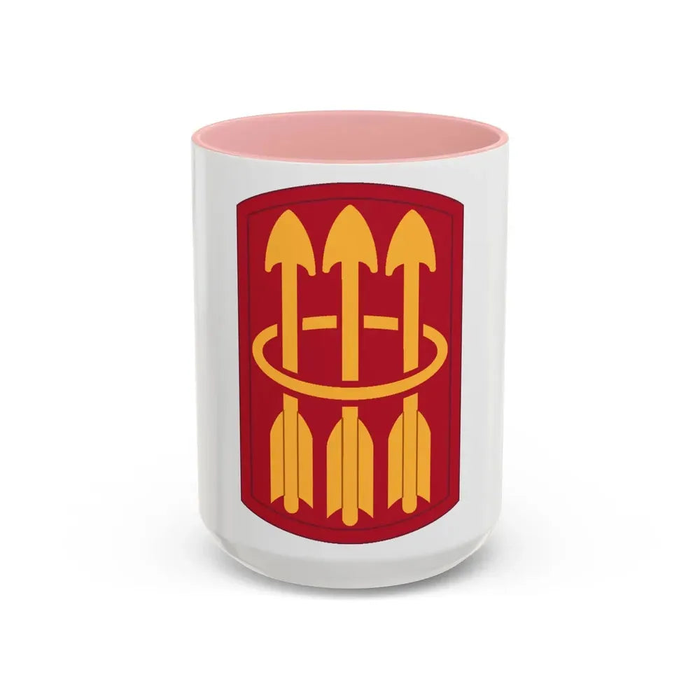 30 Air Defense Artillery Brigade (U.S. Army) Accent Coffee Mug 15oz Pink - Go Mug Yourself
