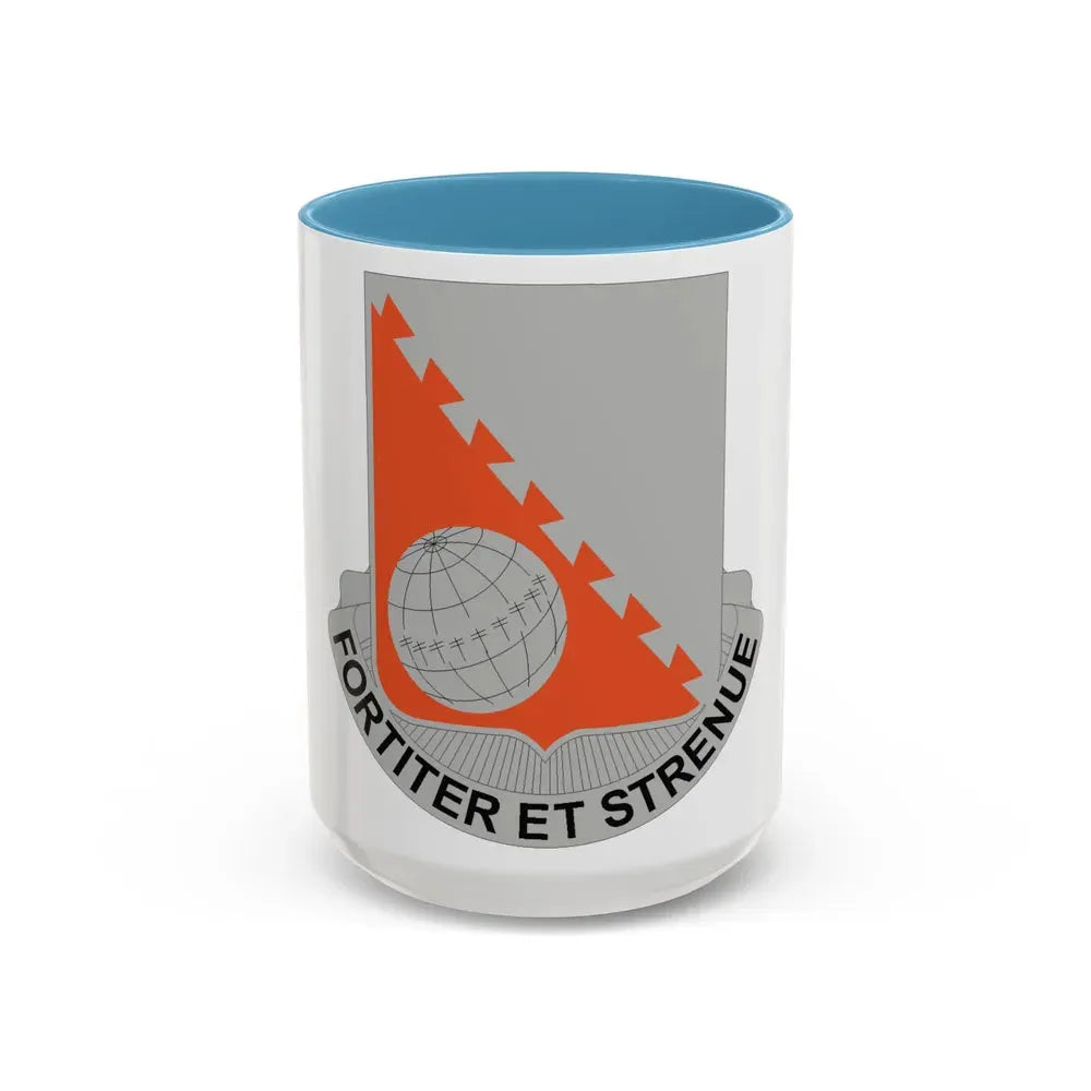 30 Signal Battalion (U.S. Army) Accent Coffee Mug 15oz Light Blue - Go Mug Yourself