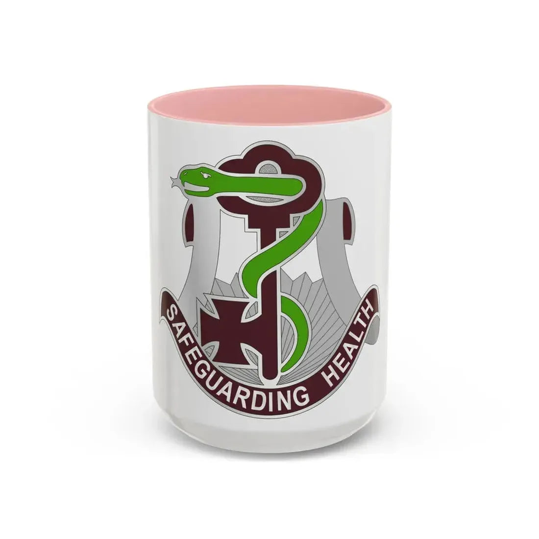 300 Field Hospital (U.S. Army) Accent Coffee Mug 15oz Pink - Go Mug Yourself