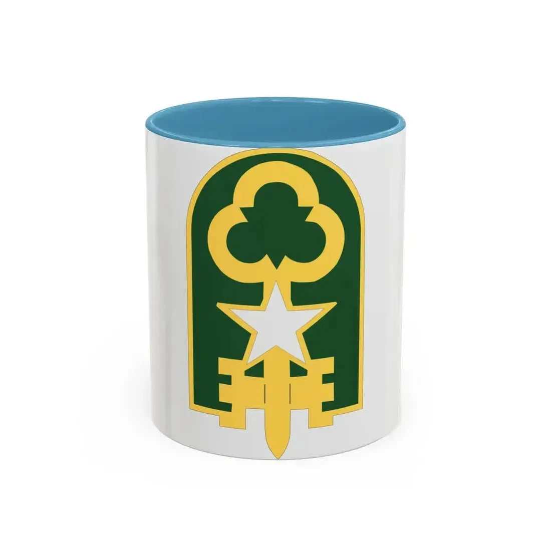 300 Military Police Brigade 2 (U.S. Army) Accent Coffee Mug 11oz Light Blue - Go Mug Yourself