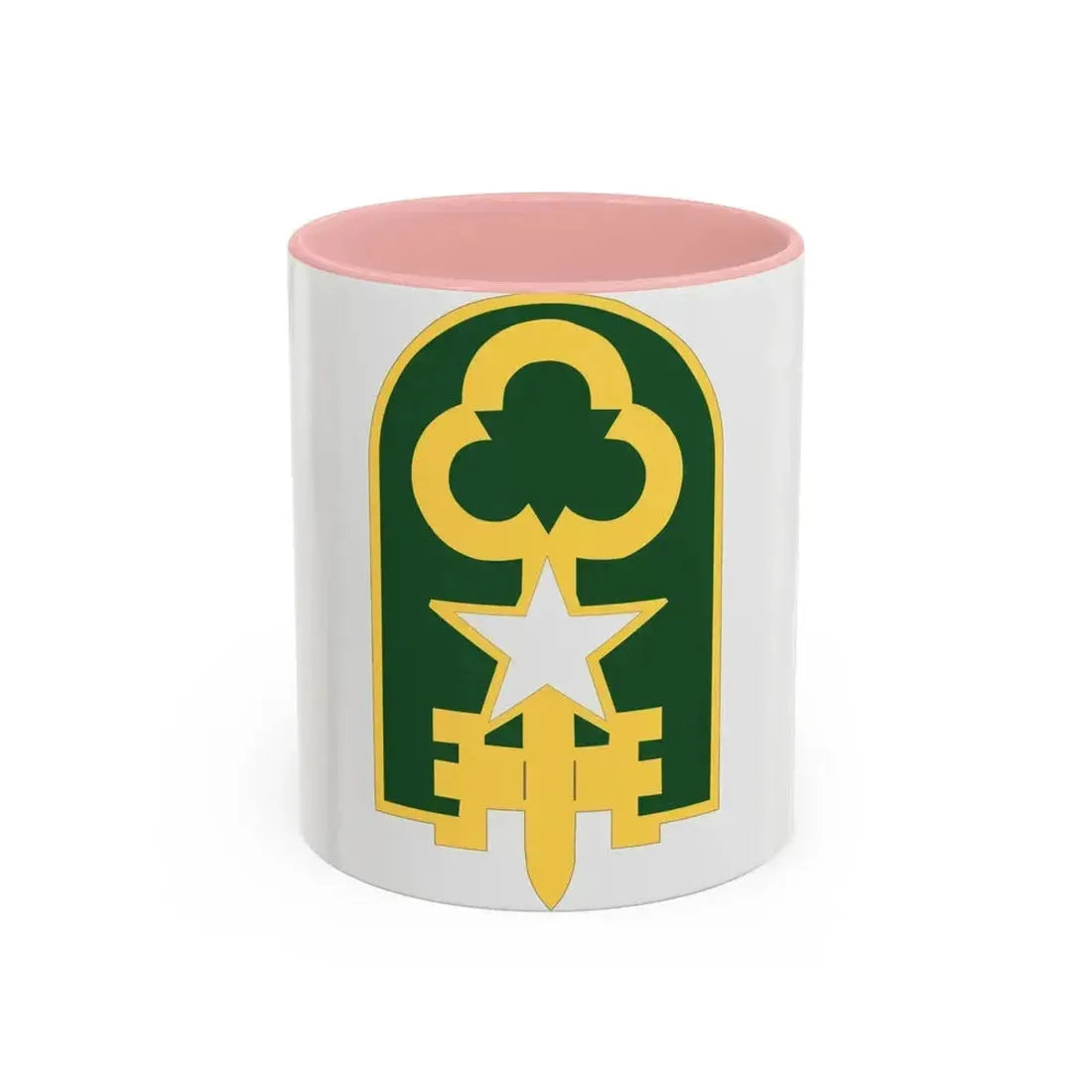 300 Military Police Brigade 2 (U.S. Army) Accent Coffee Mug 11oz Pink - Go Mug Yourself